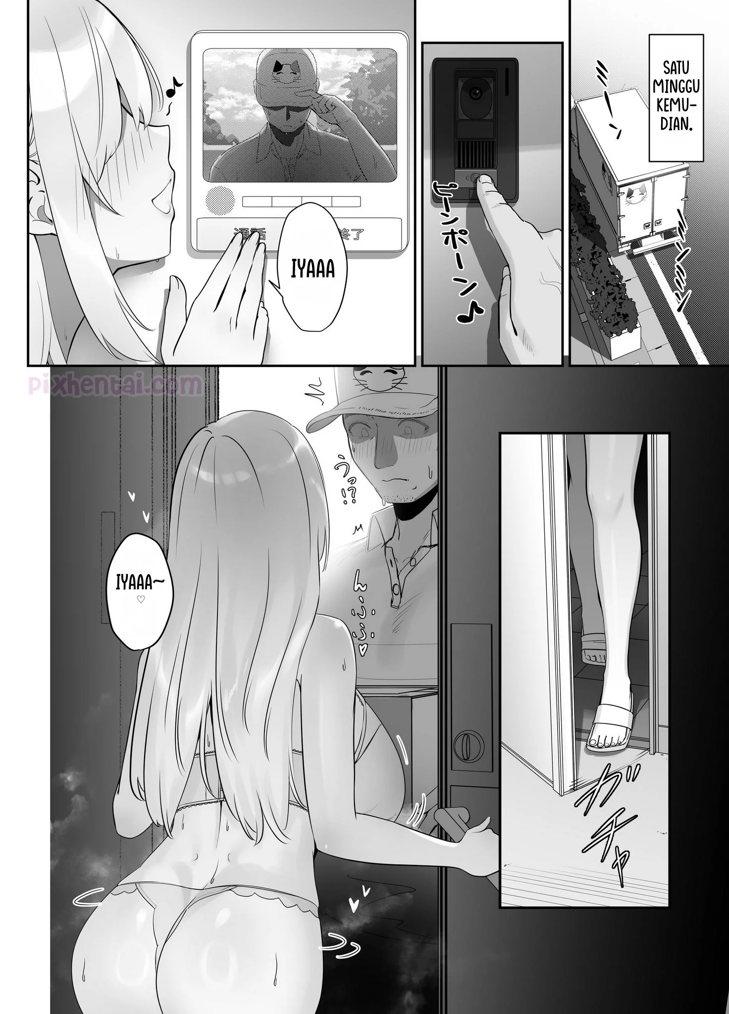 Komik hentai xxx manga sex bokep The Big Breasted Lady at the Delivery Destination Is Way Too Lewd 27